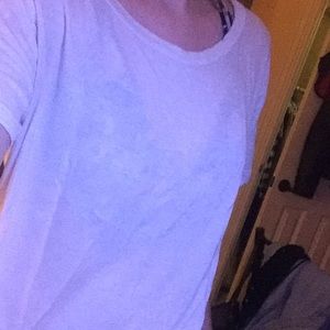 Beautiful white shirt with flower boarder